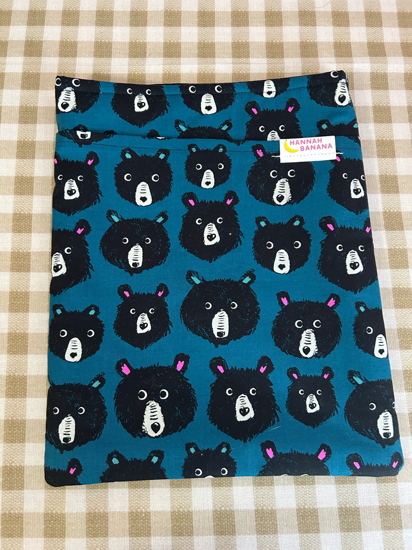 XL Book Sleeve - Blue Bears