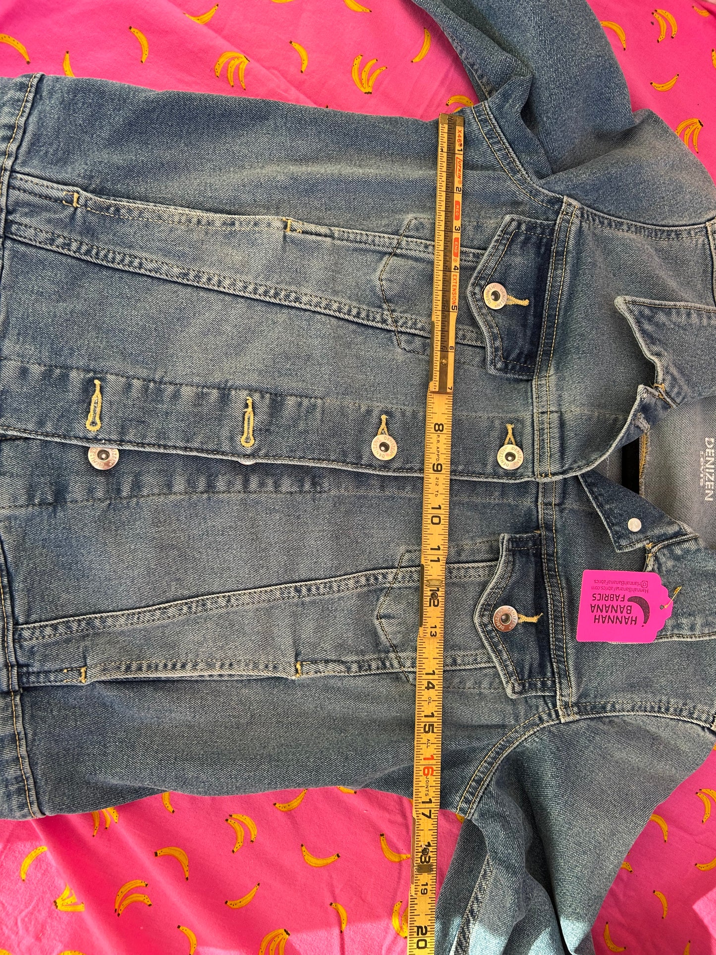 Denim Jacket - Blue Quilt Block