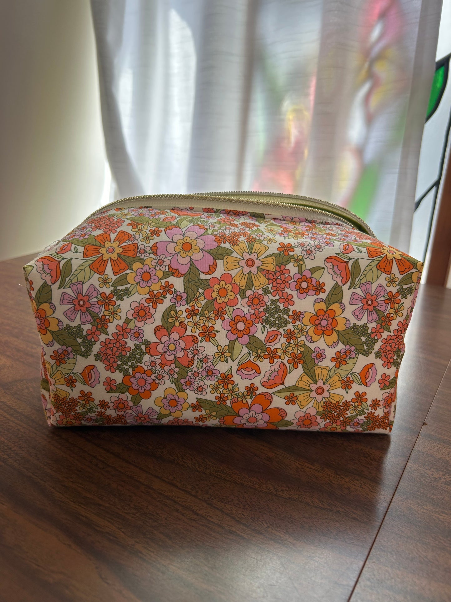 Boxy Pouch - 70s Floral