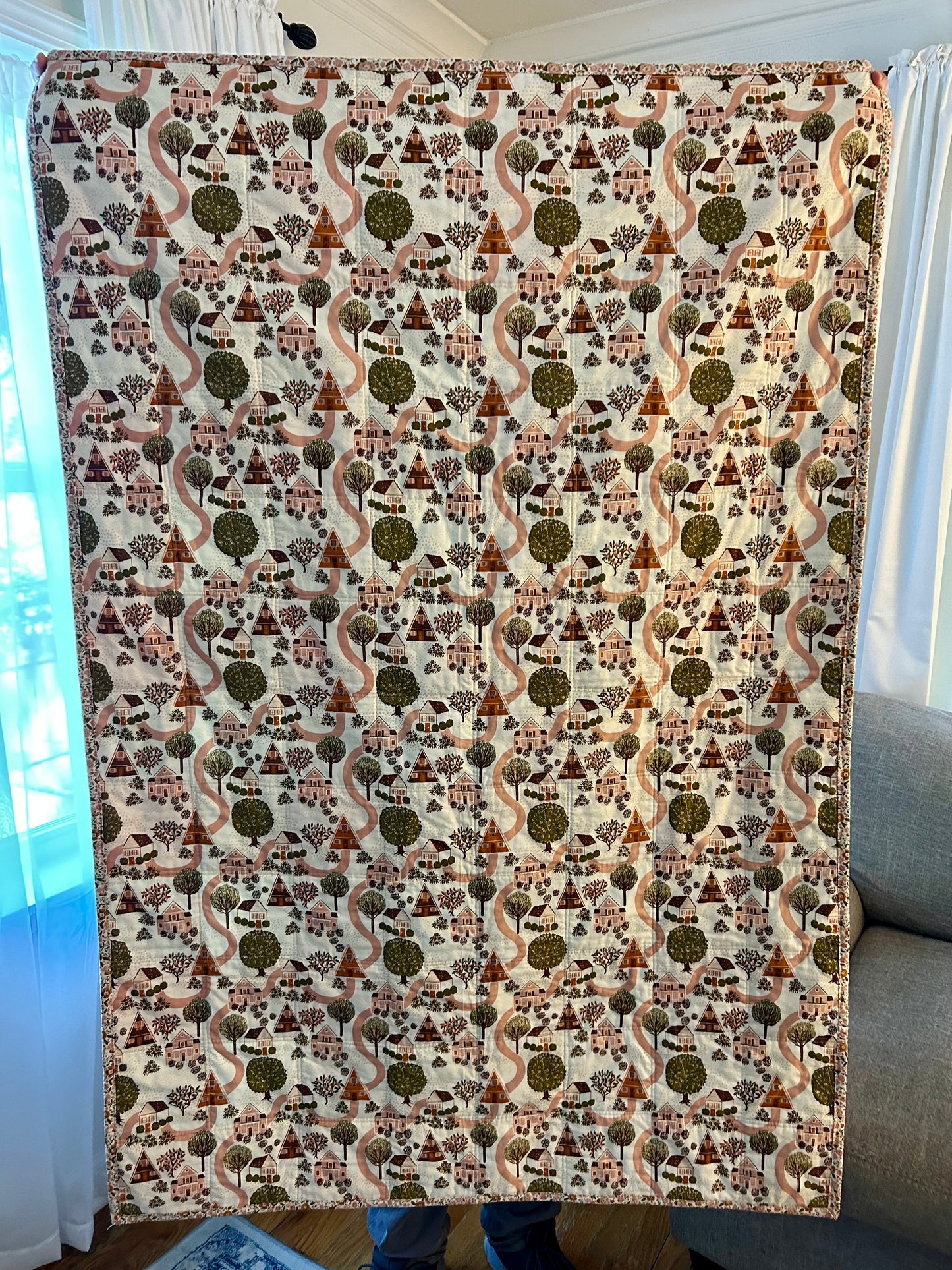 Gingham Cottage Quilt