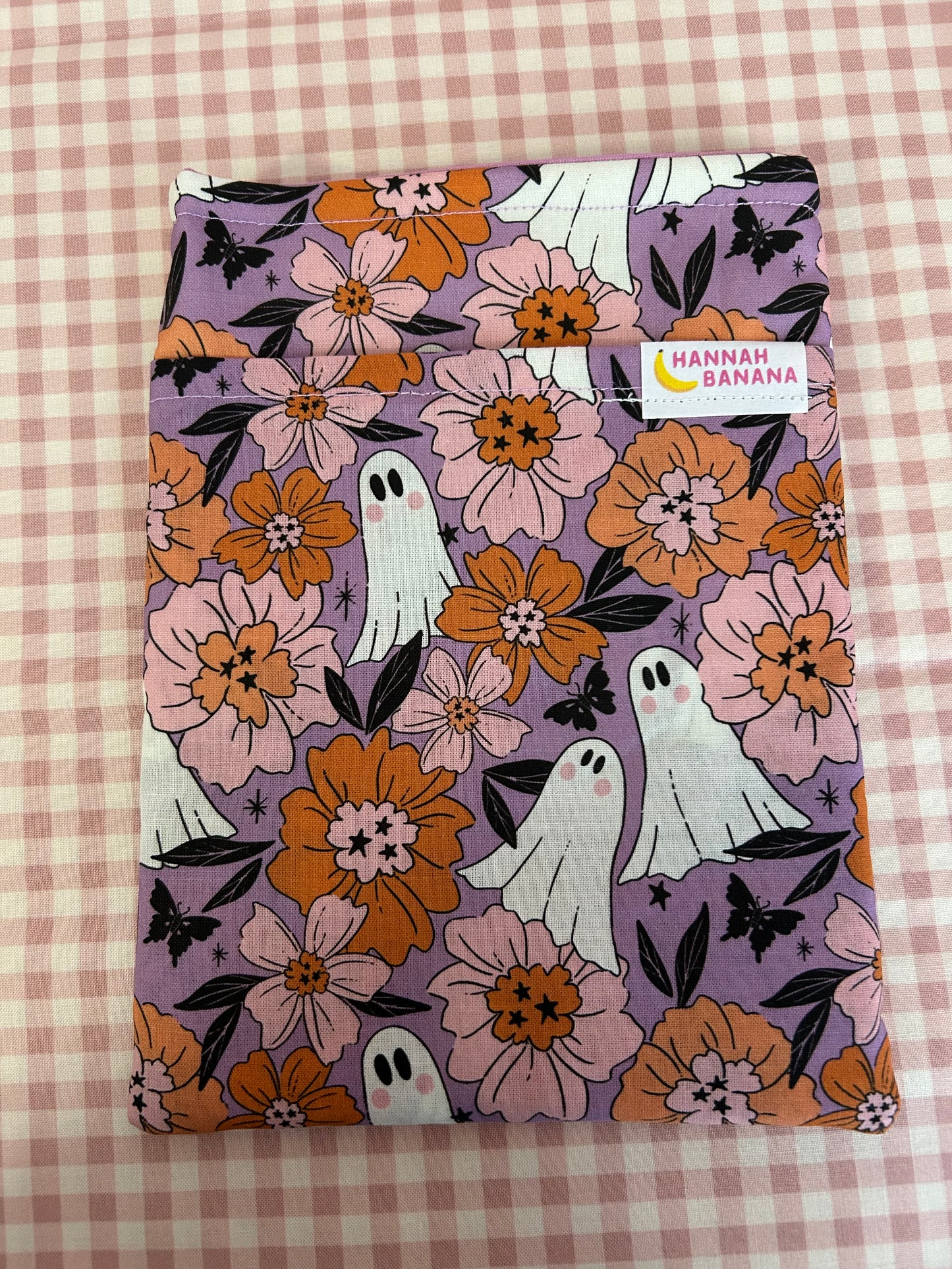 Medium Book Sleeve - Groovy Ghosts