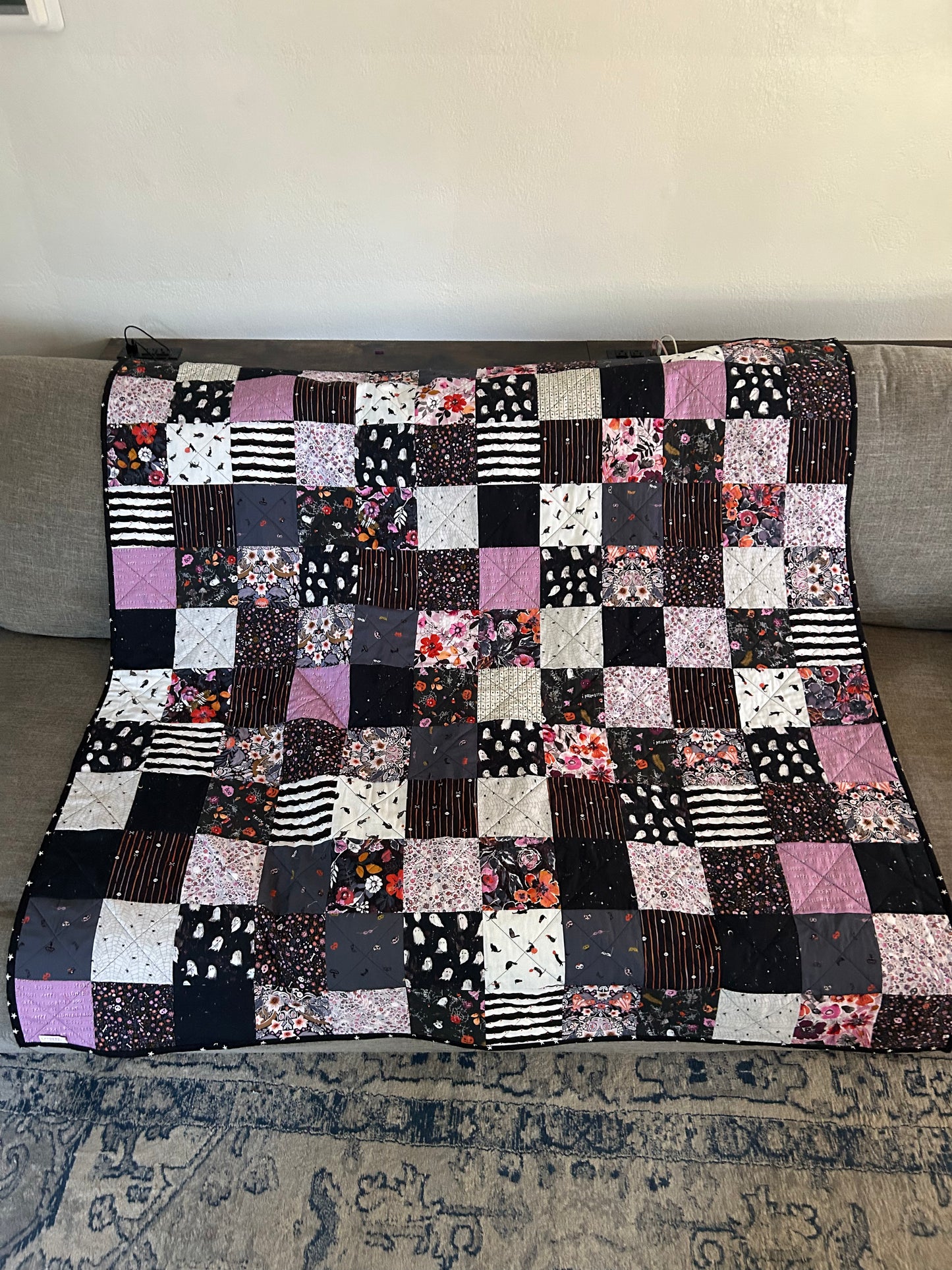 Halloween Patchwork Quilt