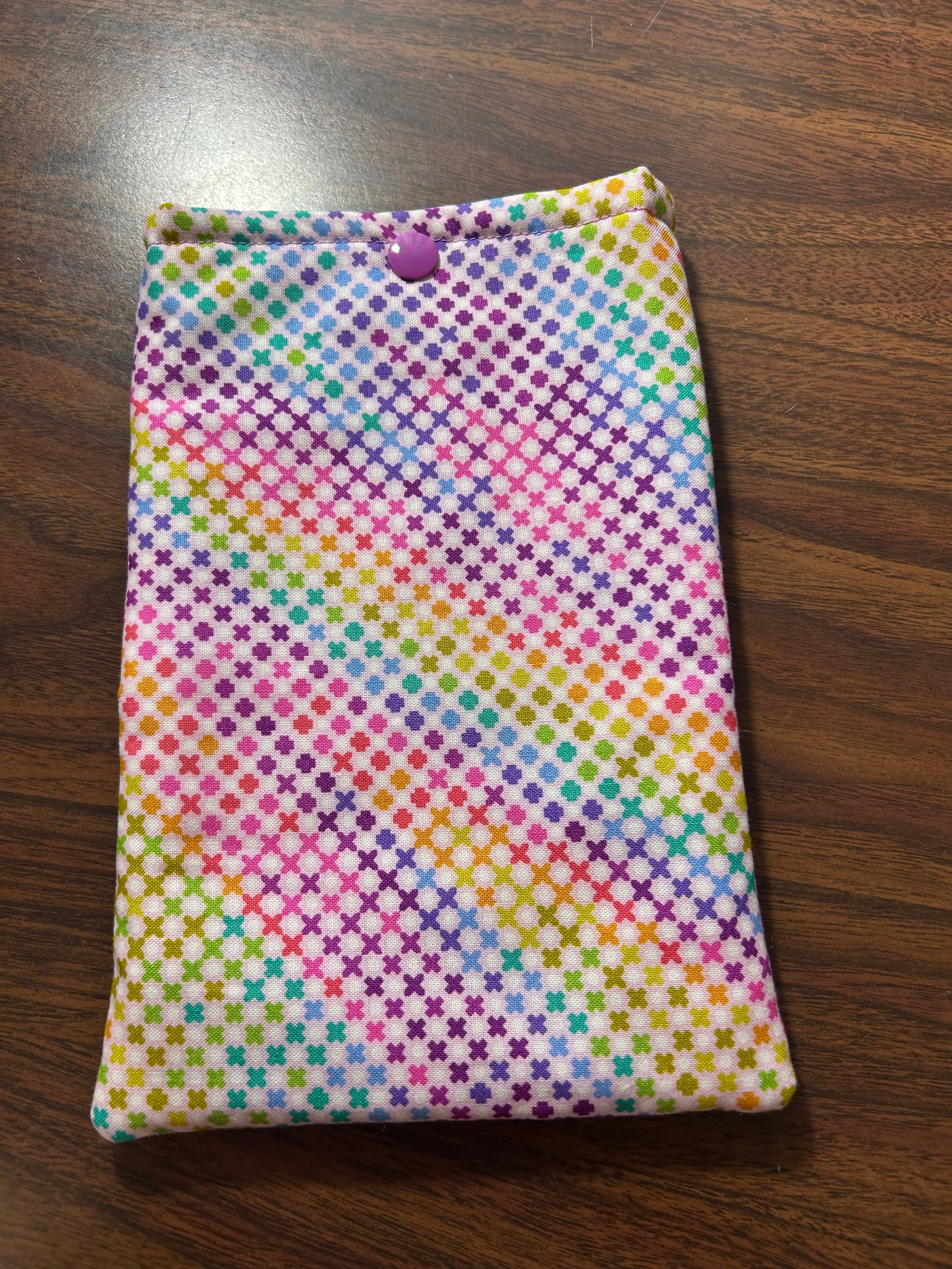 Snap Kindle Case - Purple Check