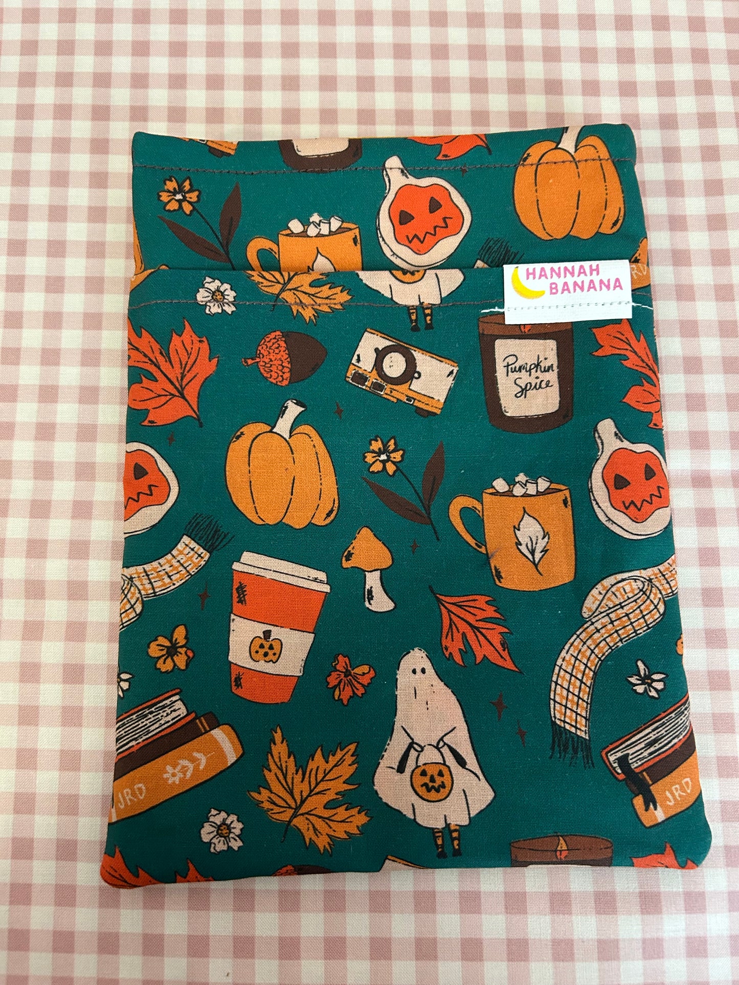 Medium Book Sleeve - Green Autumn