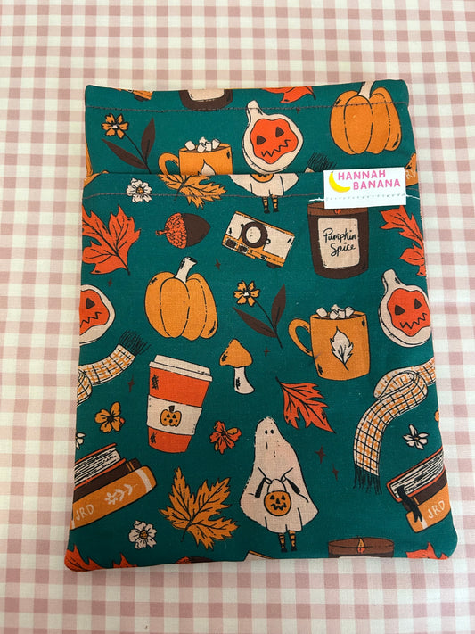 Medium Book Sleeve - Green Autumn