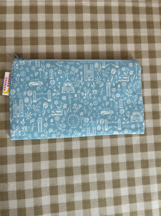 Mini Pouch - Light Blue London