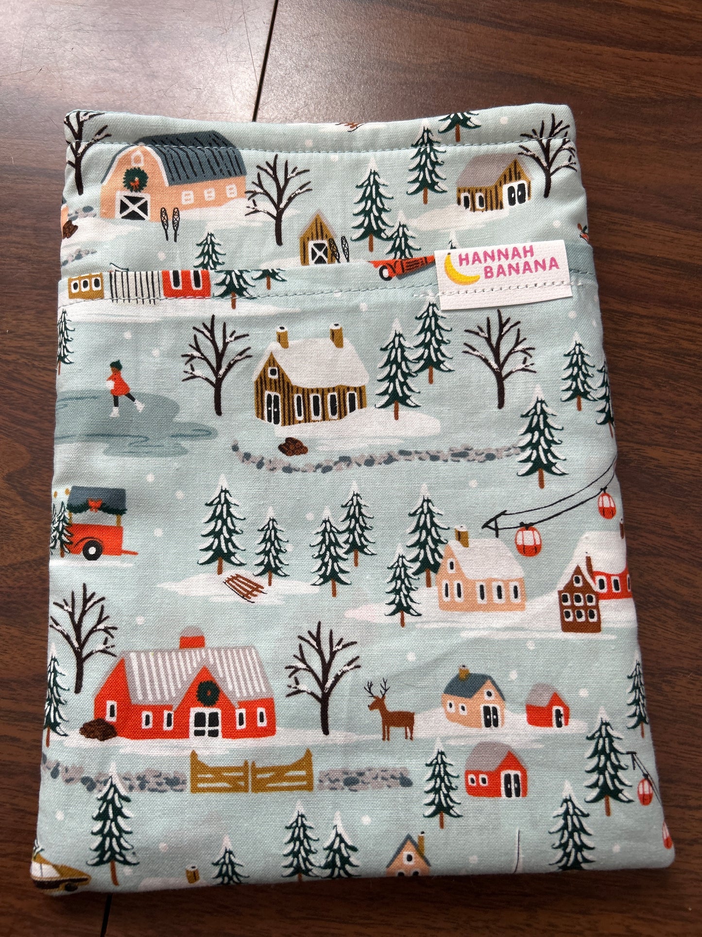 Medium Book Sleeve - Christmas Village