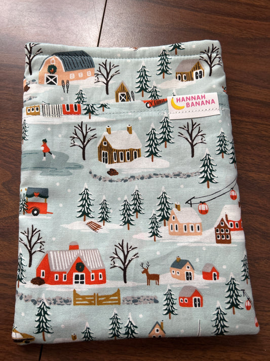 Medium Book Sleeve - Christmas Village