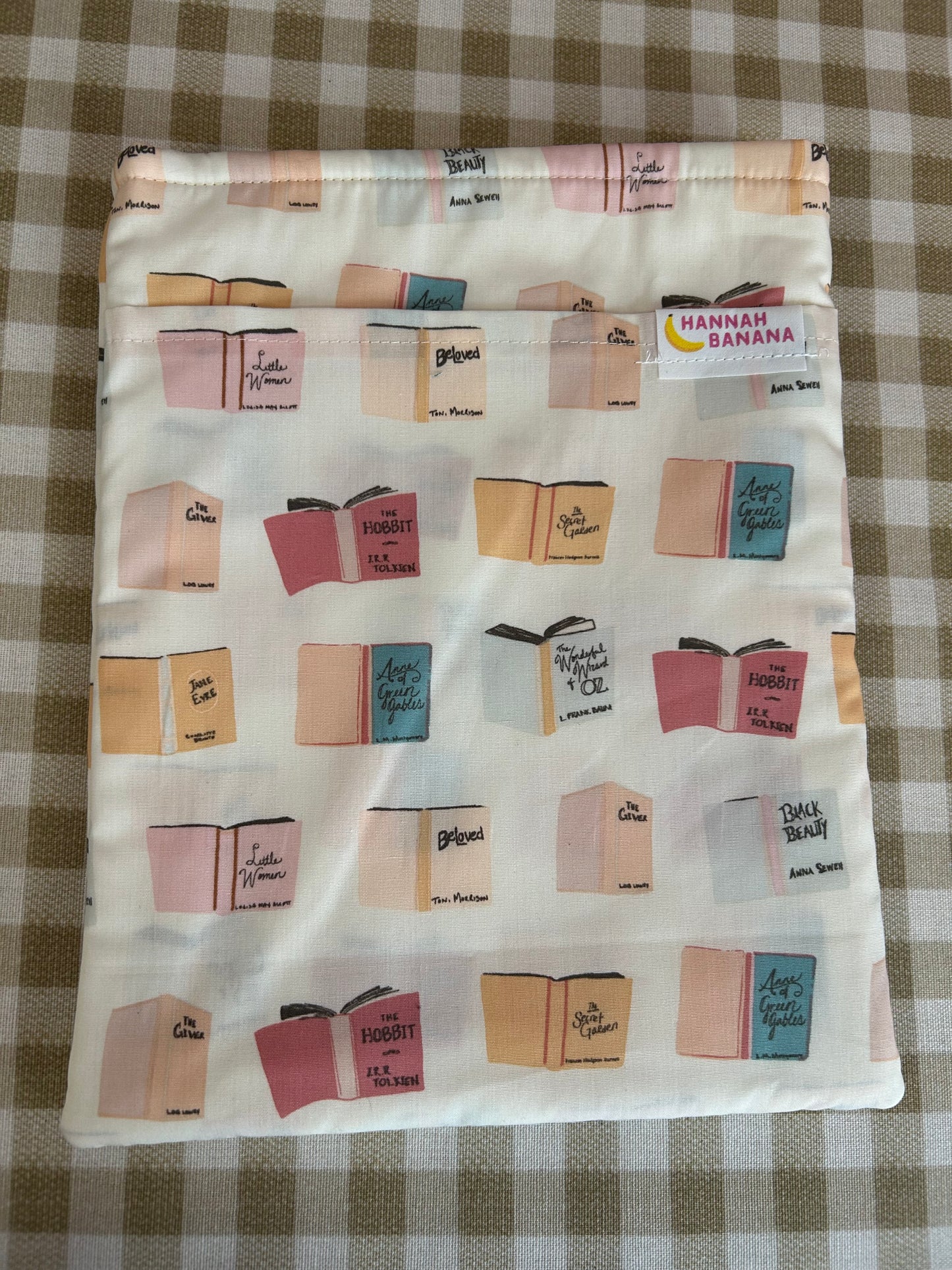 Large Book Sleeve - Cream Books