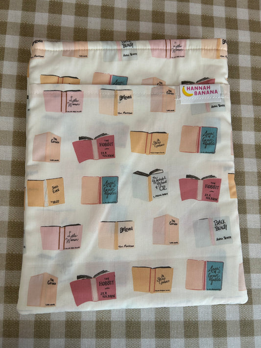 Large Book Sleeve - Cream Books