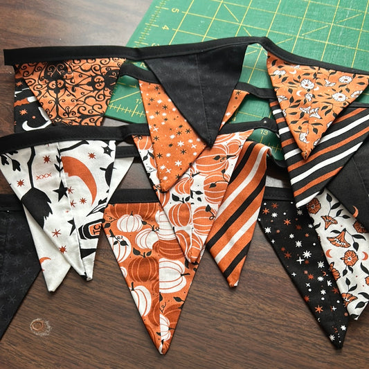 Halloween Bunting - Small Orange