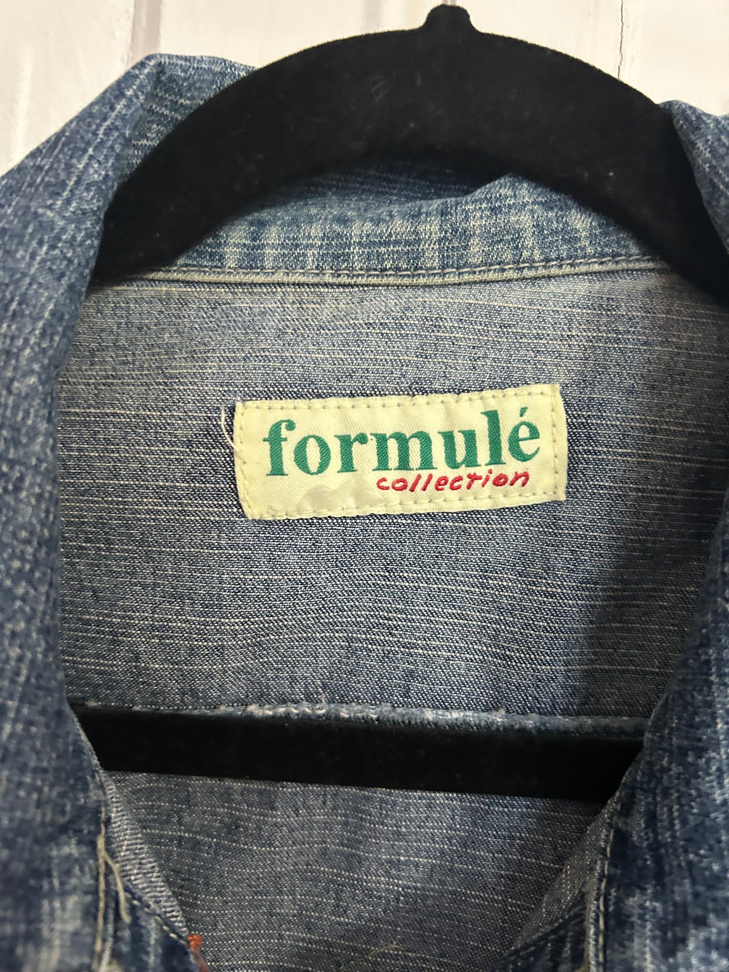 Denim Jacket - Bee Hexagons