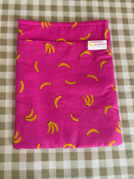 Large Book Sleeve - Bananas
