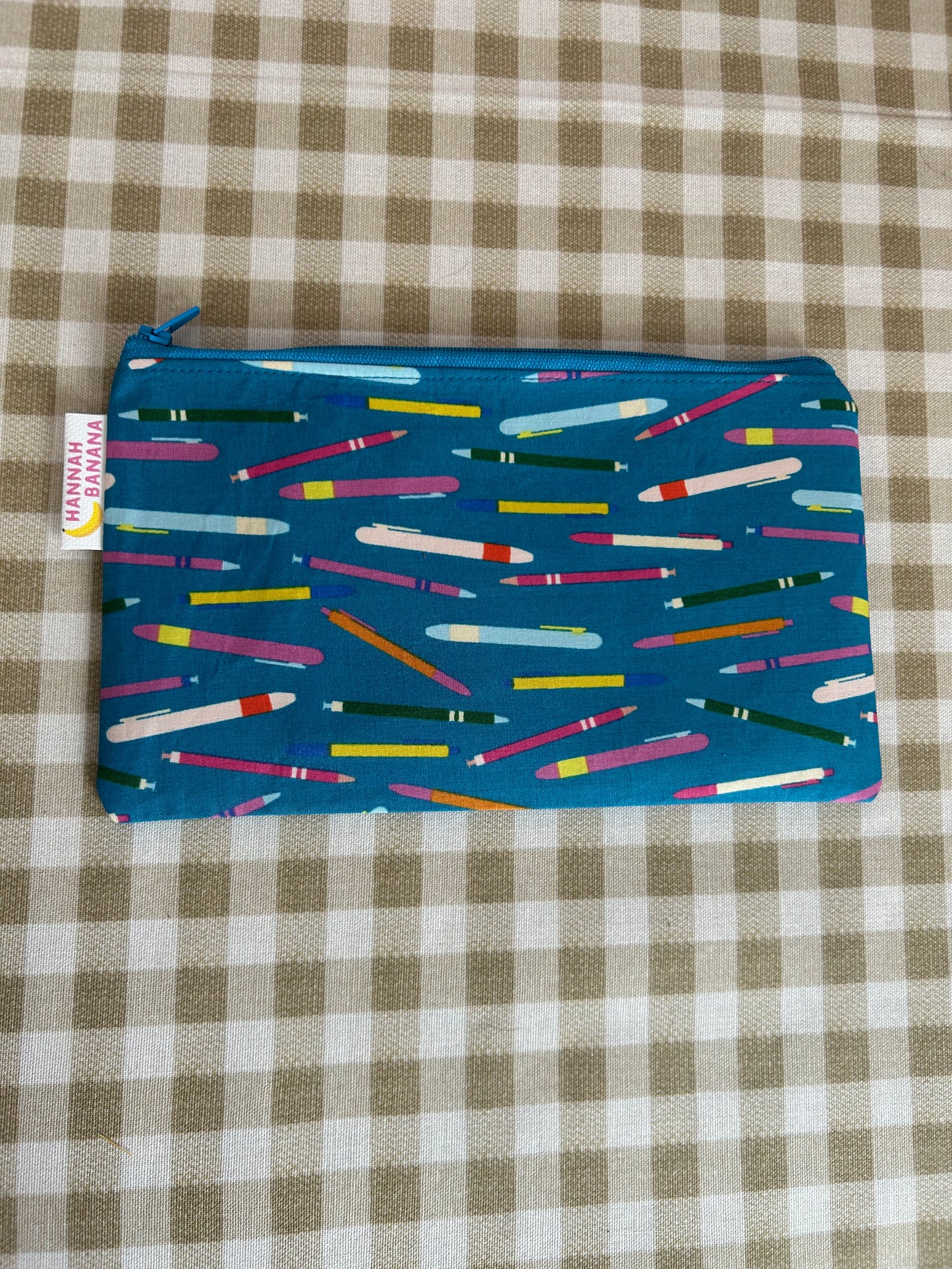 Mini Pouch - Blue Pens