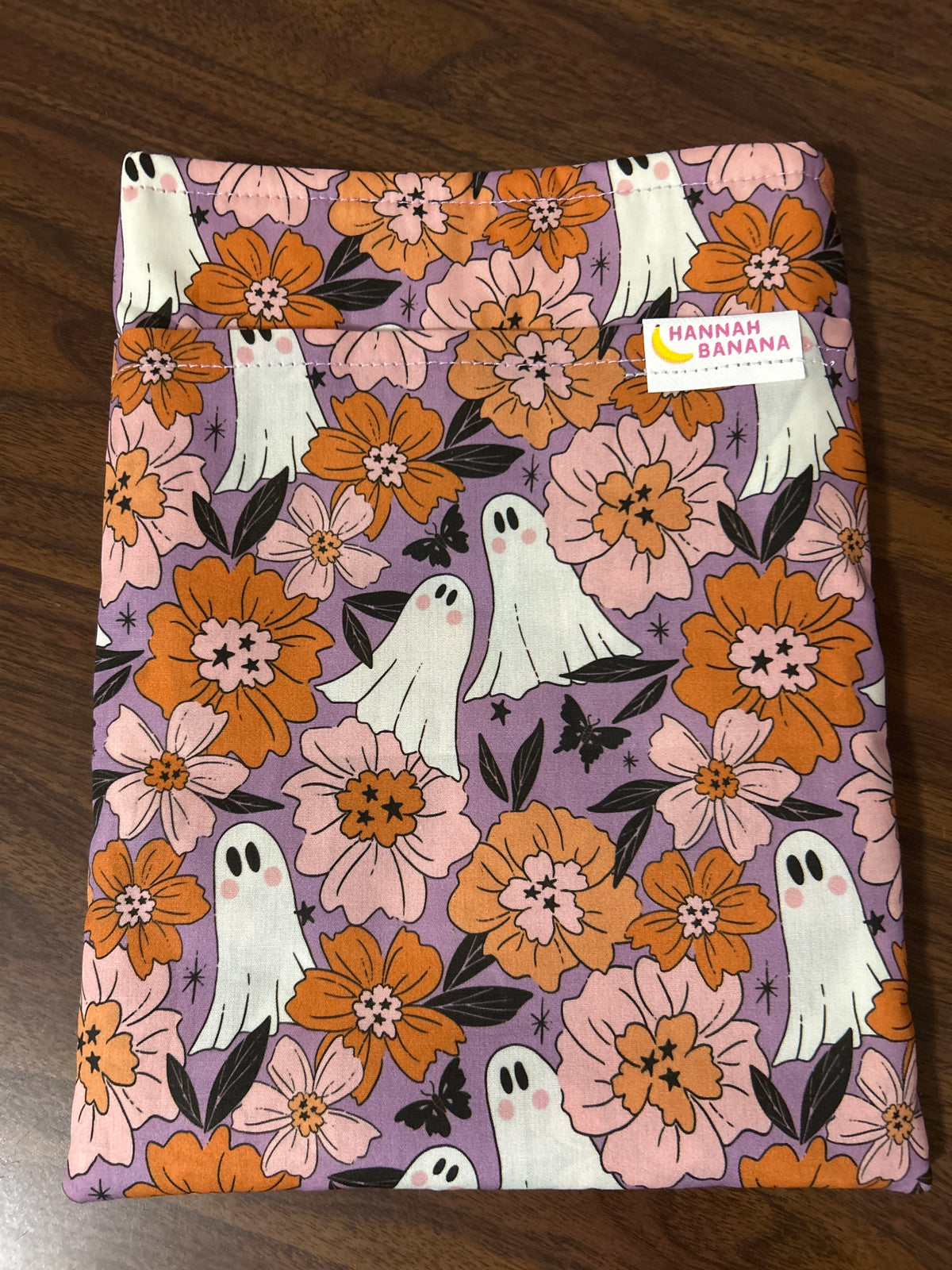 Large Book Sleeve - Groovy Ghosts