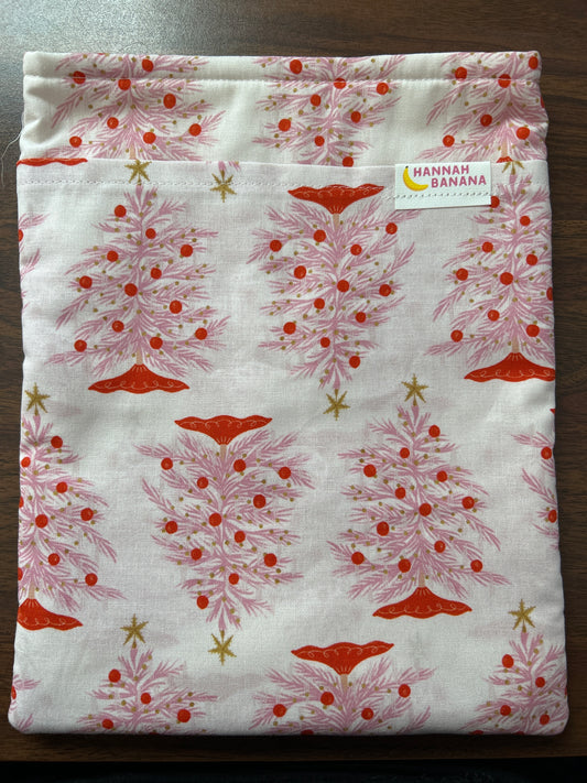 XL Book Sleeve - Christmas Trees