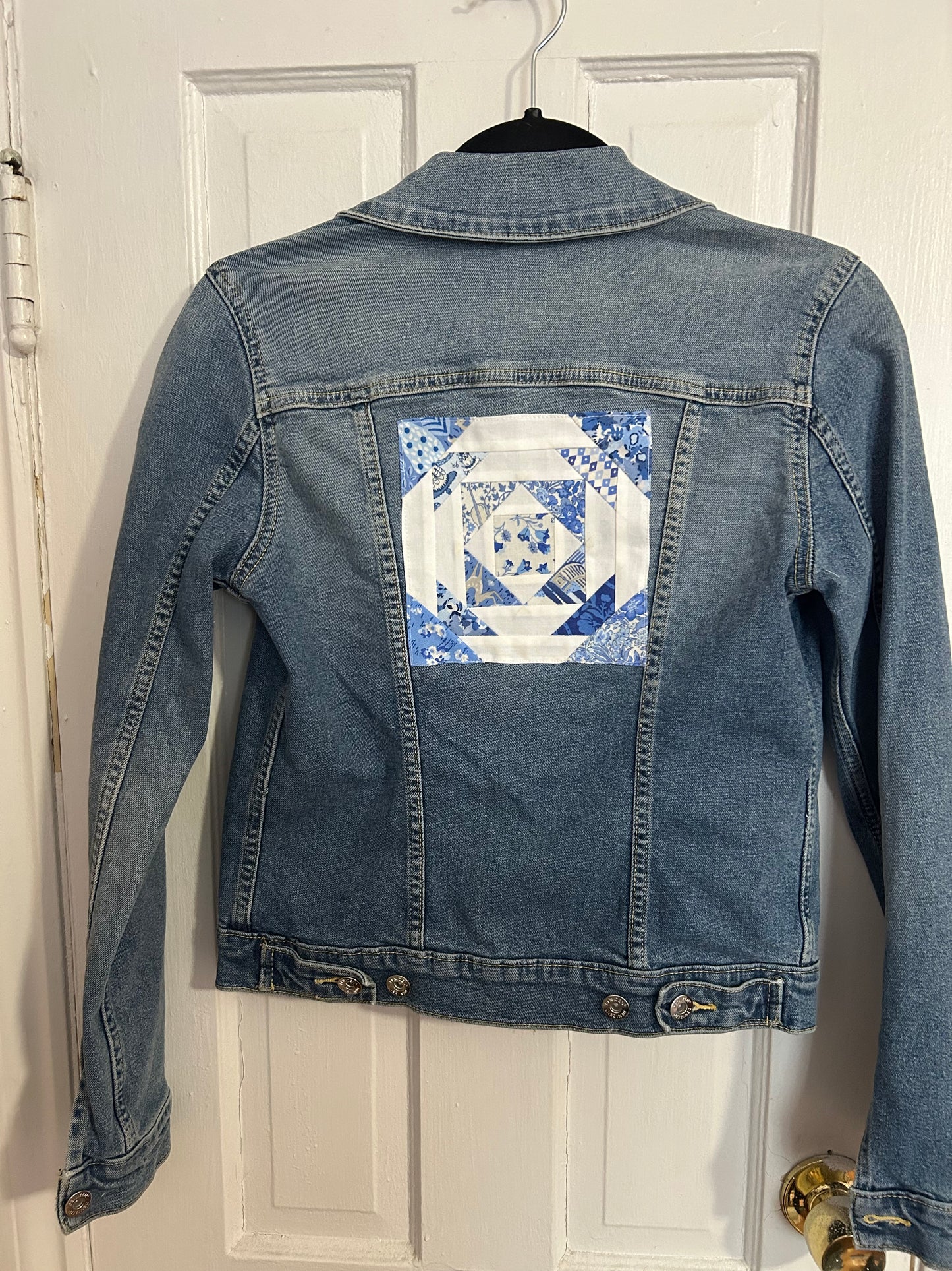 Denim Jacket - Blue Quilt Block