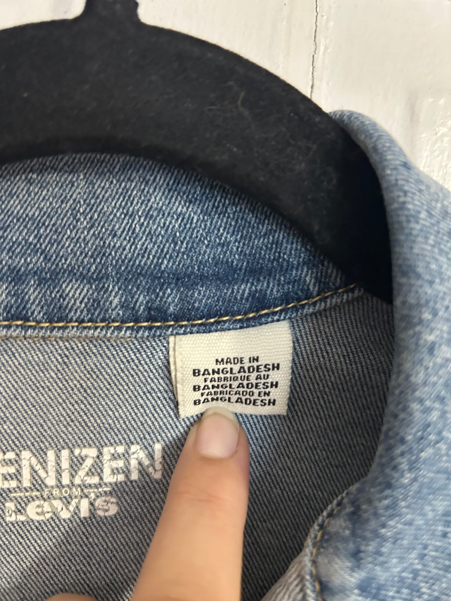 Denim Jacket - Blue Quilt Block