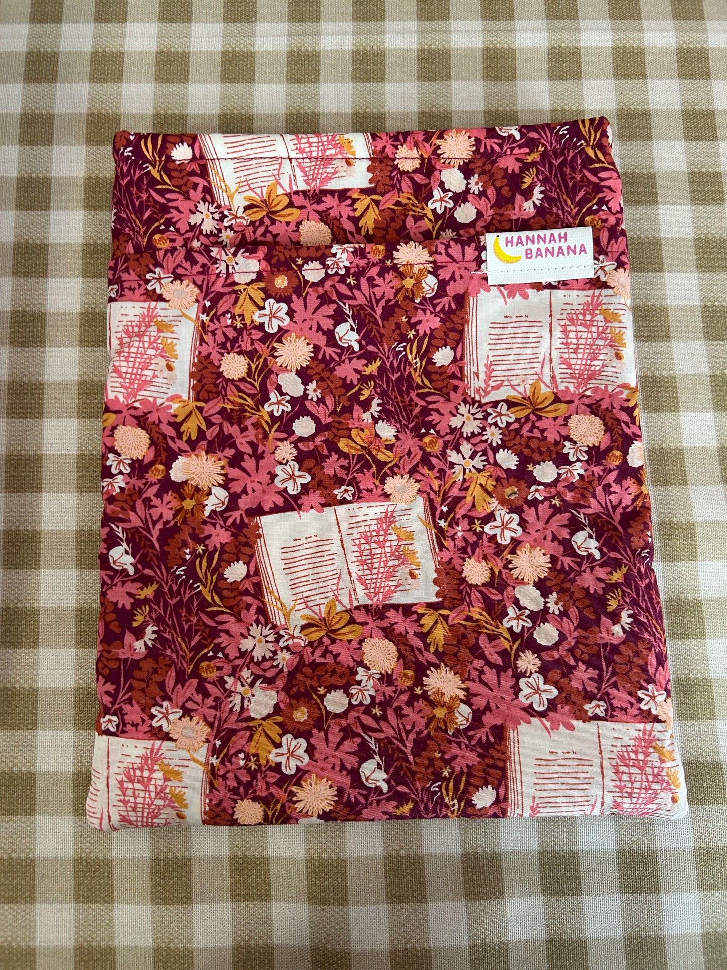 Large Book Sleeve - Maroon Books