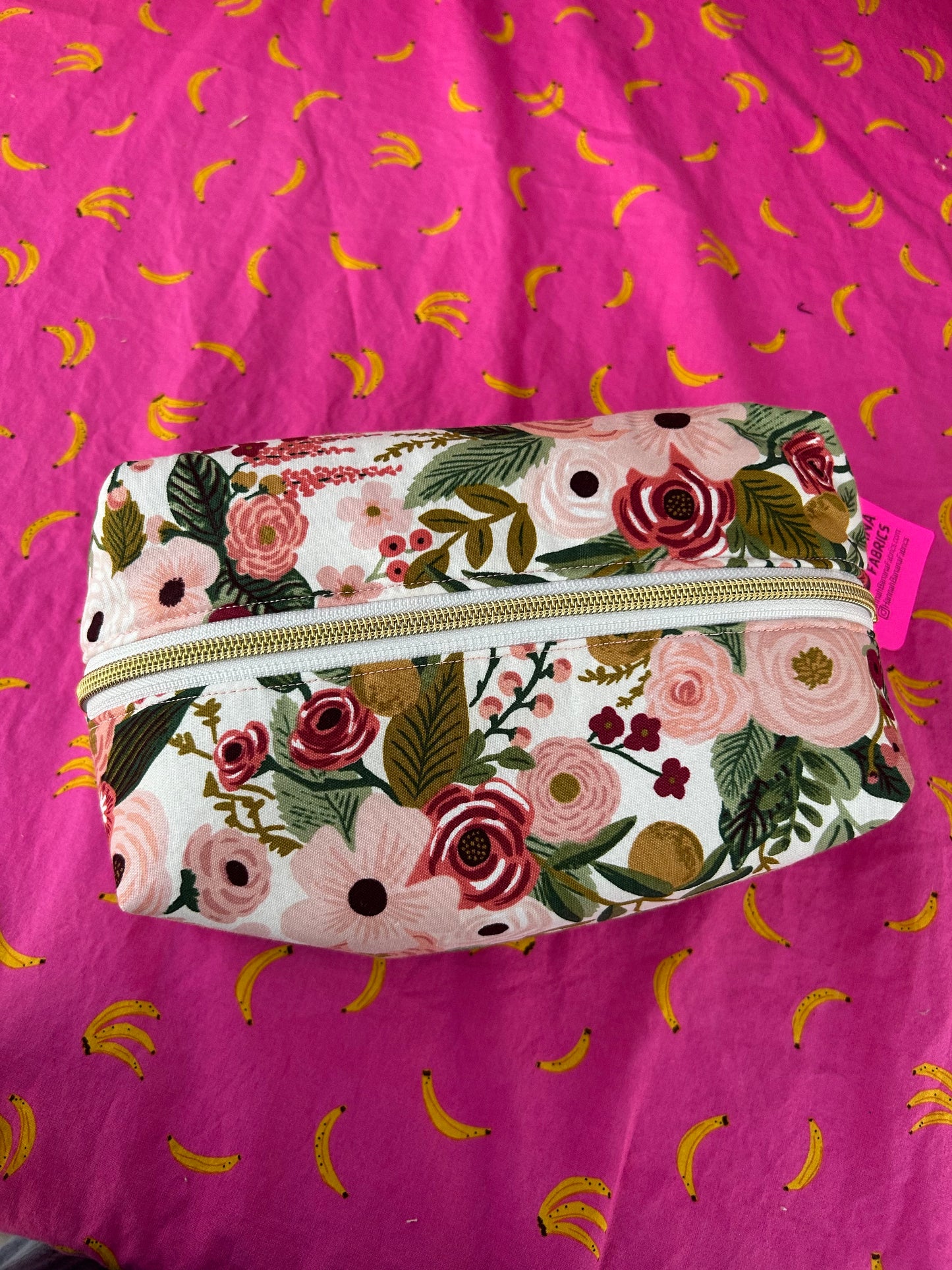 Boxy Pouch - Rifle Paper Co. Rose Floral