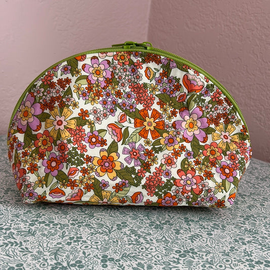 Clamshell Pouch - 70s Floral