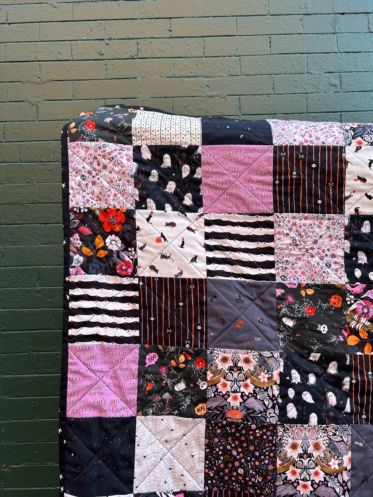 Halloween Patchwork Quilt