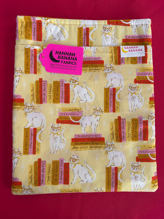 XL Book Sleeve - Yellow Kit Lit