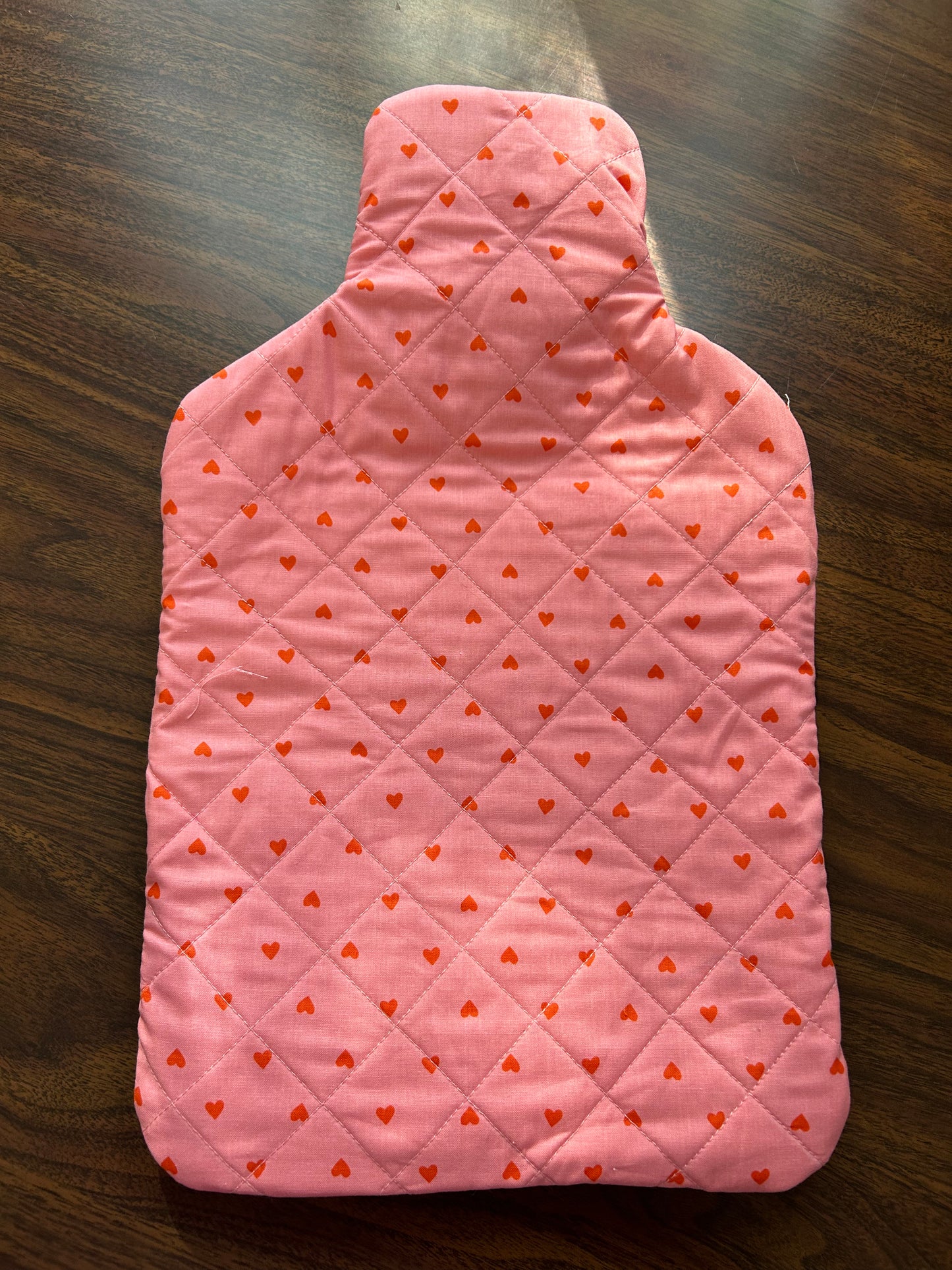 Pink Hot Water Bottle Cover