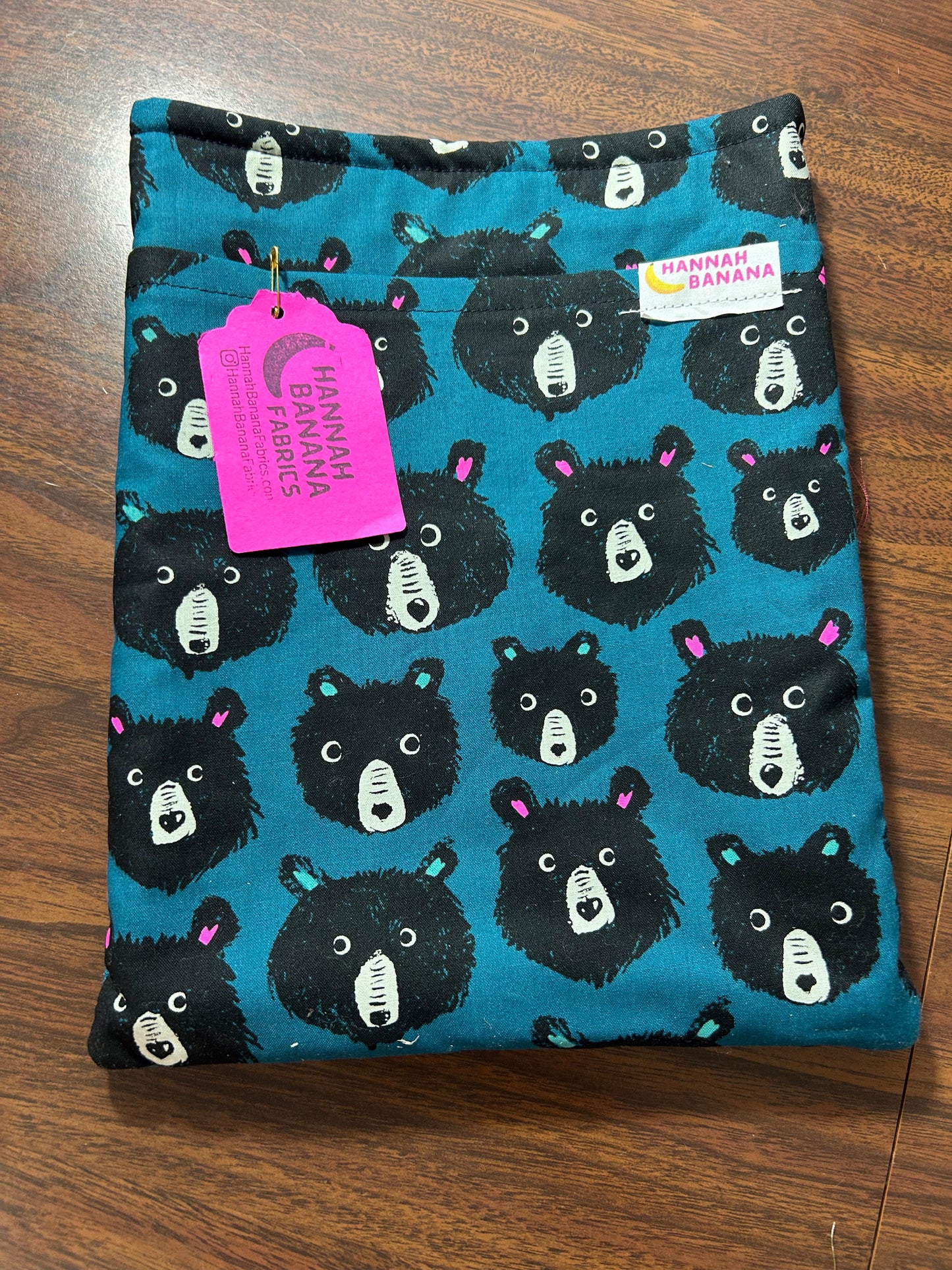 Book Sleeve - Large - Blue Bears