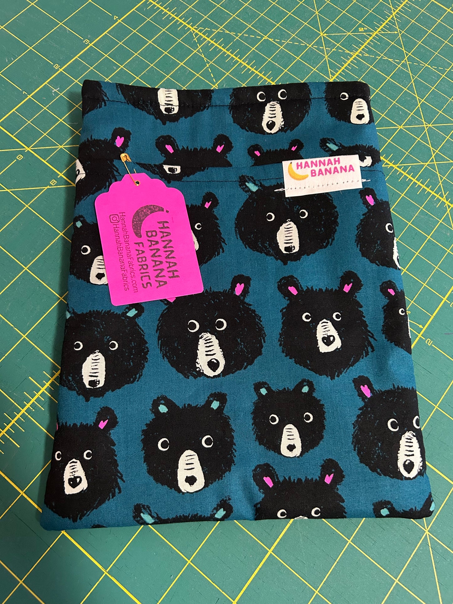 Book Sleeve - Medium - Blue Bears