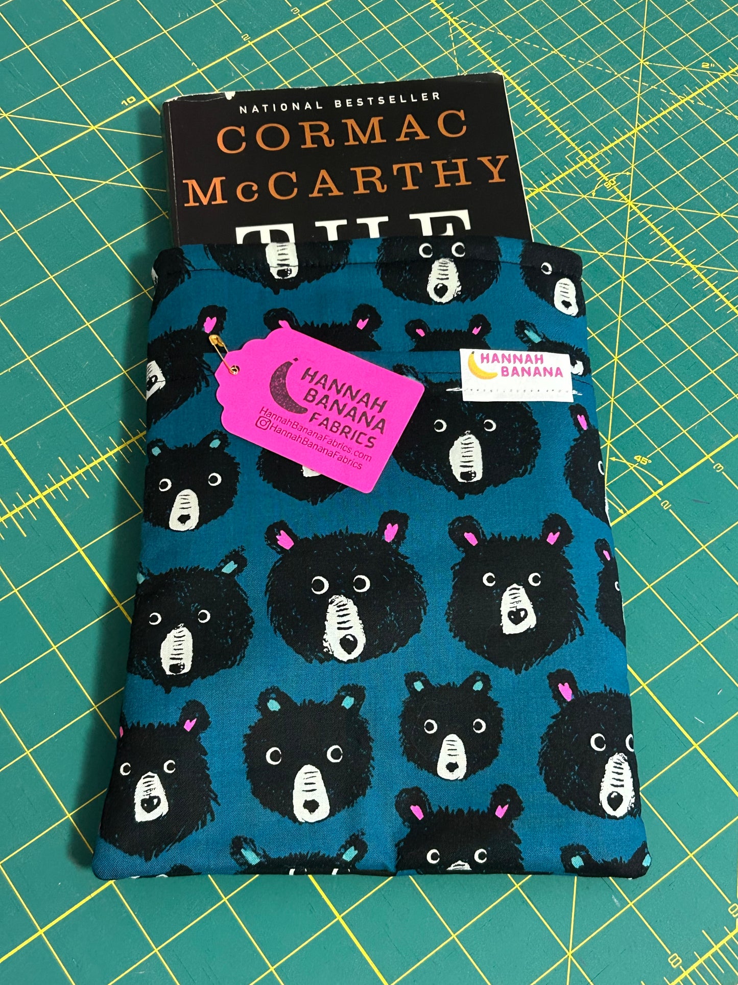 Book Sleeve - Medium - Blue Bears