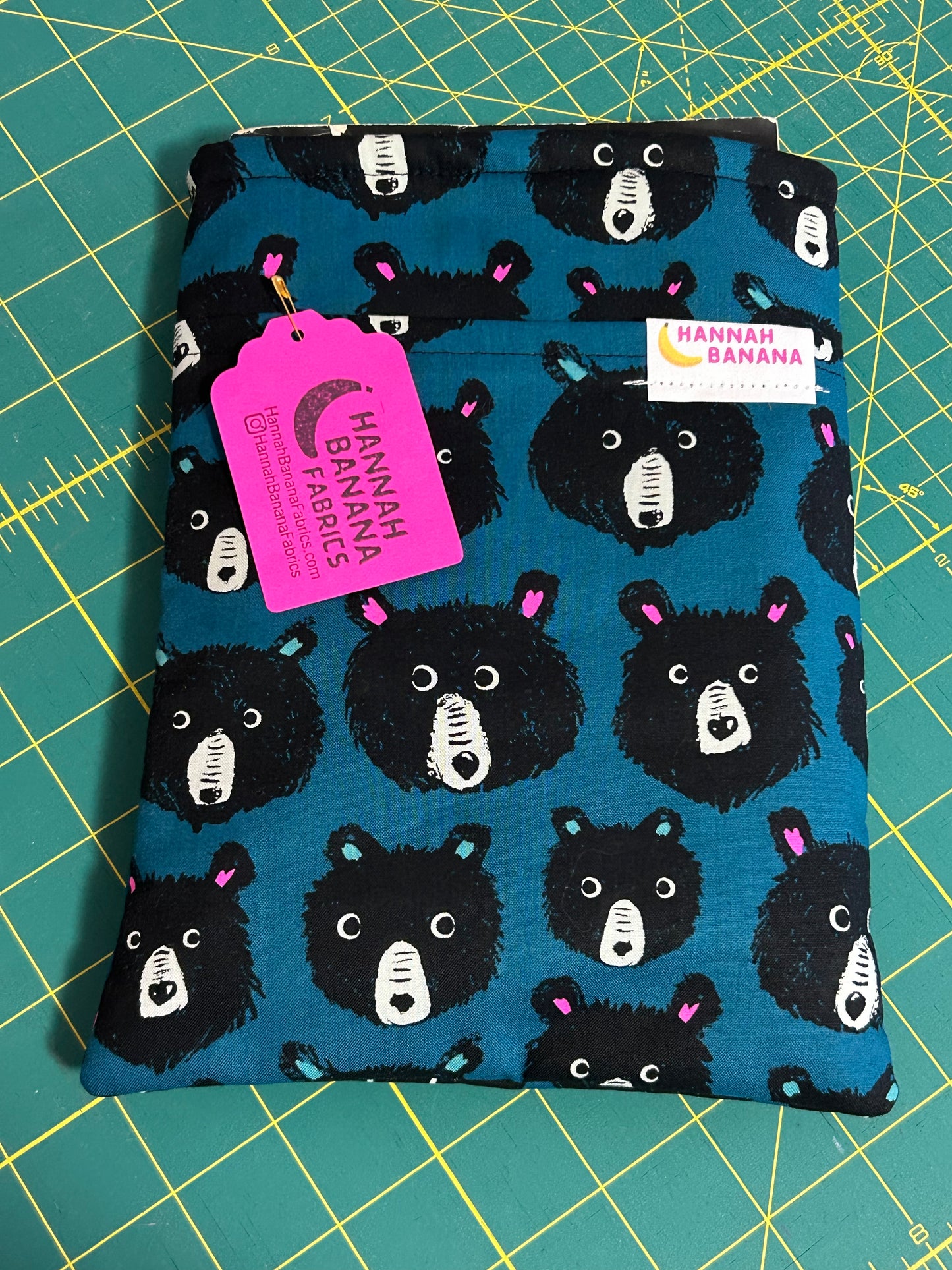 Book Sleeve - Medium - Blue Bears